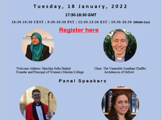 Interfaith Pilgrimage Speaking Panel