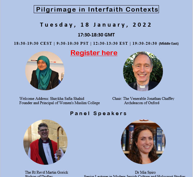 Interfaith Pilgrimage Speaking Panel