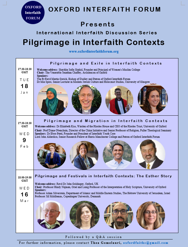Oxford Interfaith Discussion Series 2022