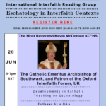 Developments in Catholic Teaching on Eschatology
