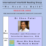 Dr Eboo Patel About His New Book ‘We Need To Build’